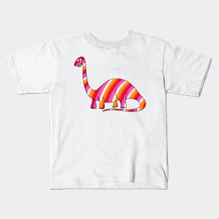 Lesbian Dinosaur Kids T-Shirt